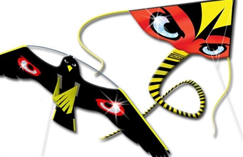  Terror Kite & Terror Hawk Bird Scarer Complete 2 Kite Kit (037)