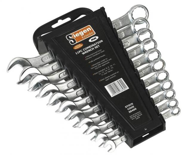  Siegen 11 piece Combination Wrench Set Metric 