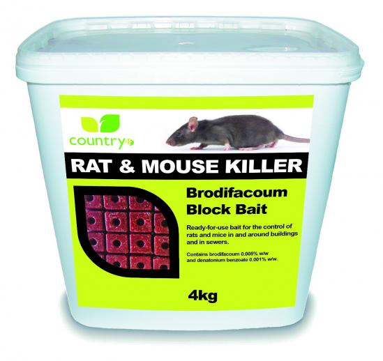  Country Rat & Mouse Brodifacoum Block Bait 