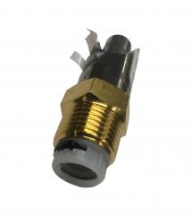 Pig Bite Nipple 1/2in Stainless Steel with Brass Connection 61mm image