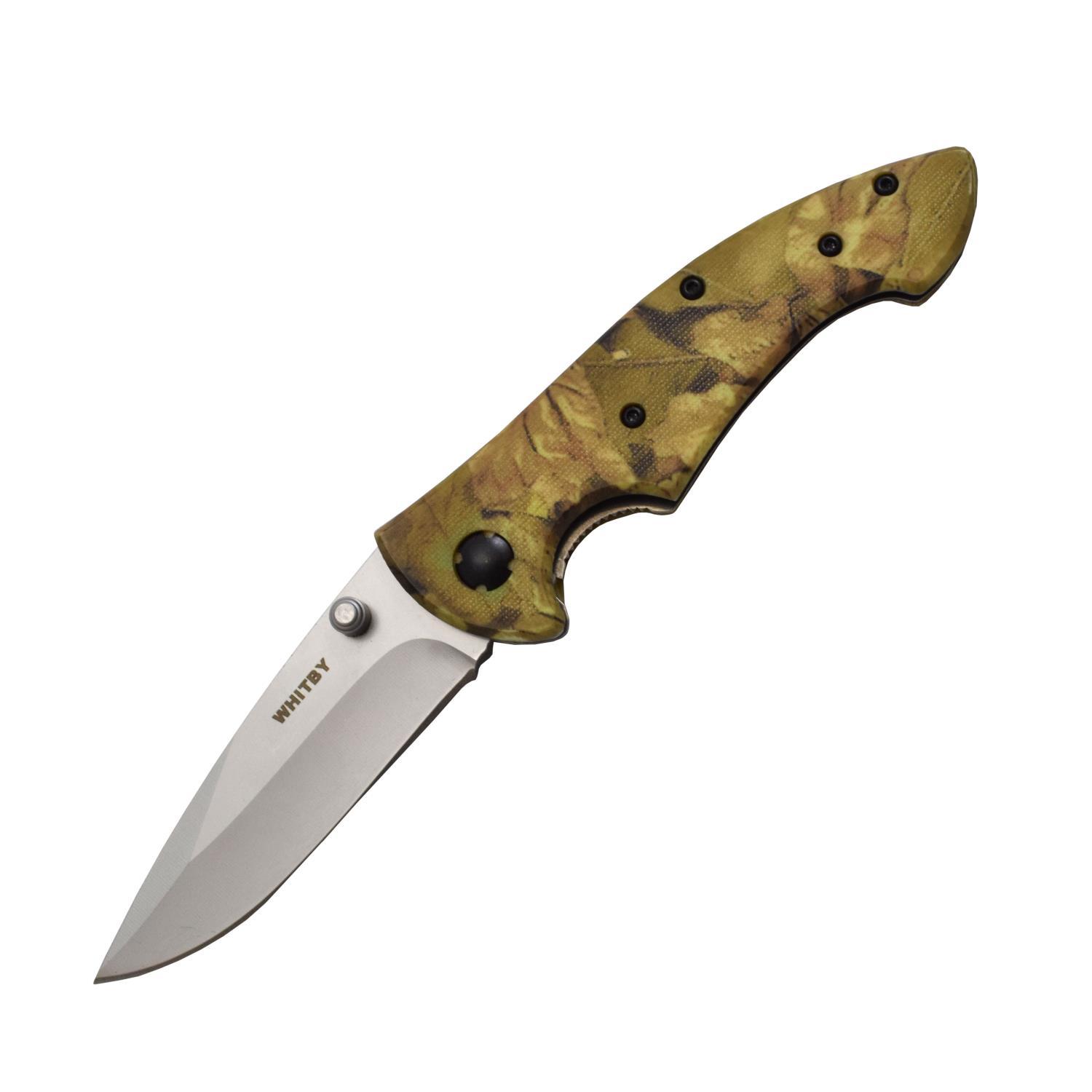 Buy Whitby Camo Lock Knife 3 inch Blade LK124 from Fane Valley Stores Agricultural Supplies