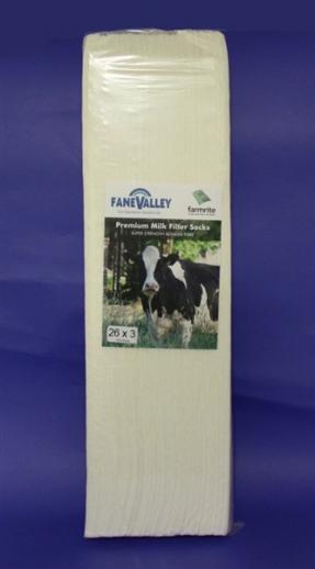  Burflow Premium Milk Filter Socks 26" x 3" 