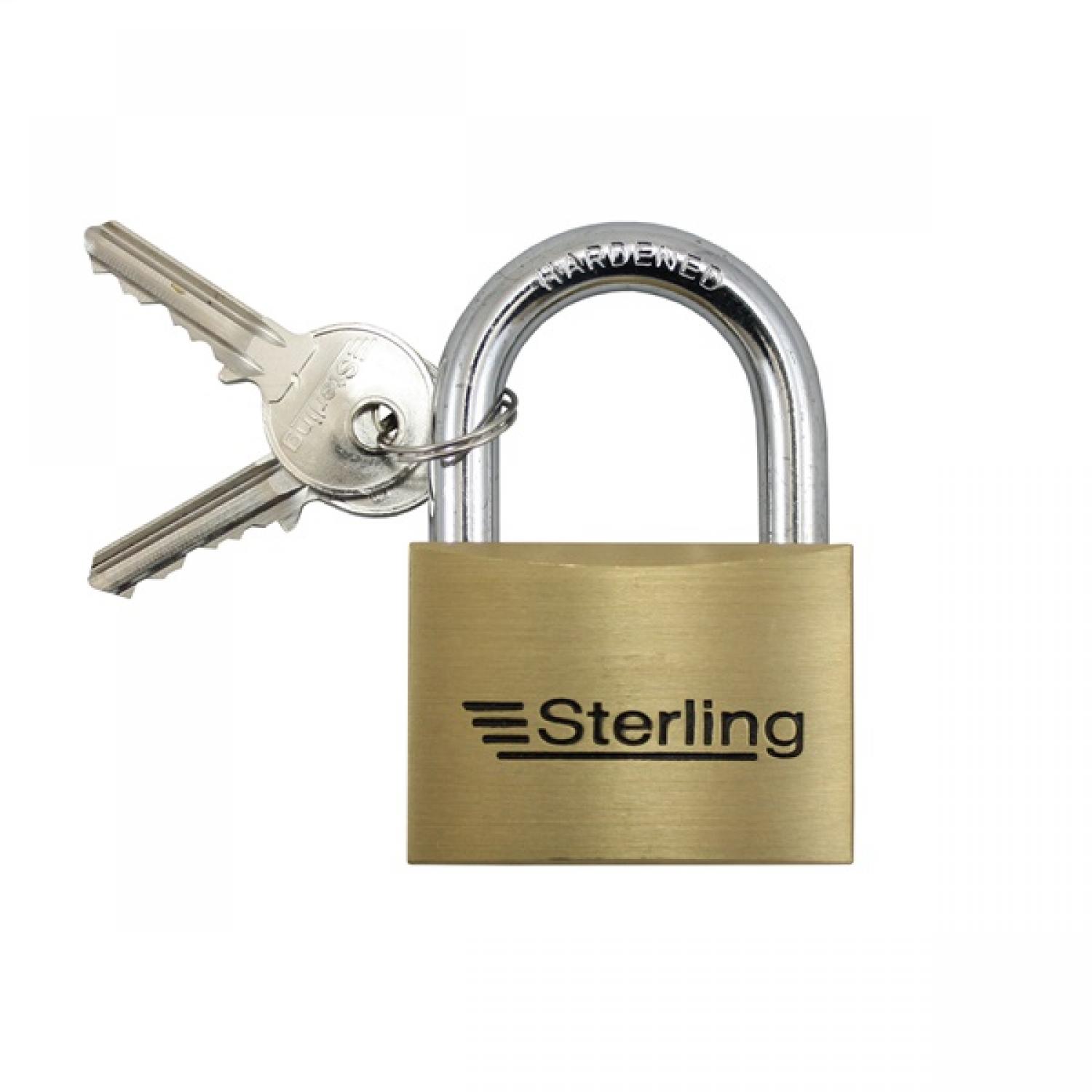 Buy Sterling 60mm Heavy Brass Padlock from Fane Valley Stores