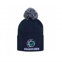Grassmen Bobble Hat Navy image