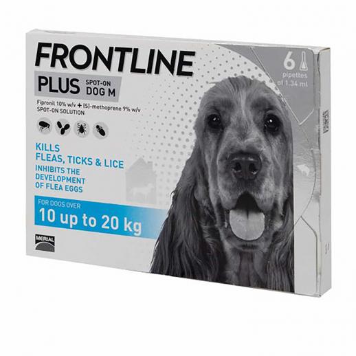  Frontline Plus Spot On Medium Dog - 10