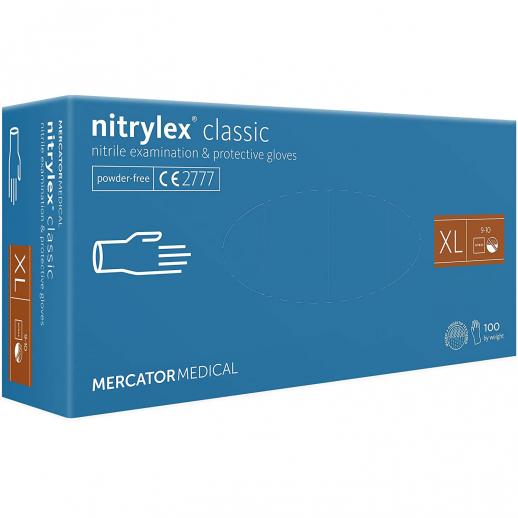  Nitrylex Classic Blue Nitrile Gloves 