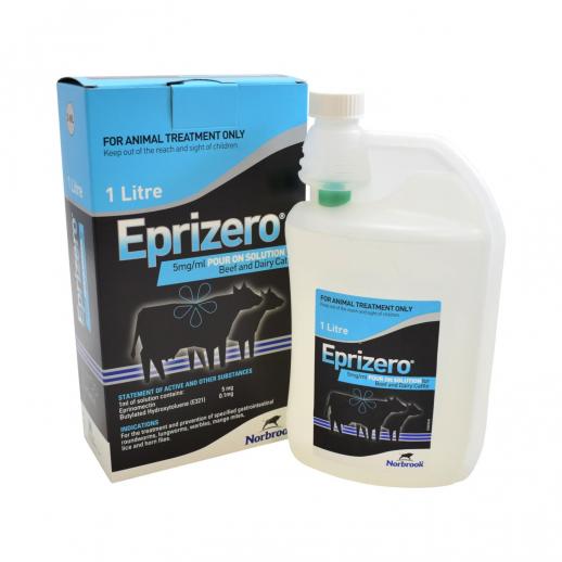  Eprizero Pour On Wormer for Beef and Dairy Cattle 