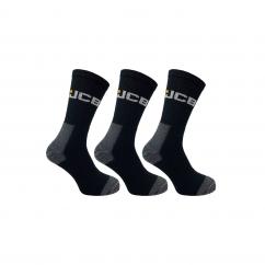 JCB Work Socks Black Size 6-11  image