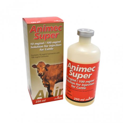 Animec Super Injection Solution for Cattle 