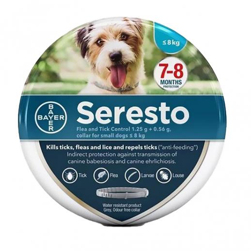  Seresto Flea & Tick Collar for Small Dogs