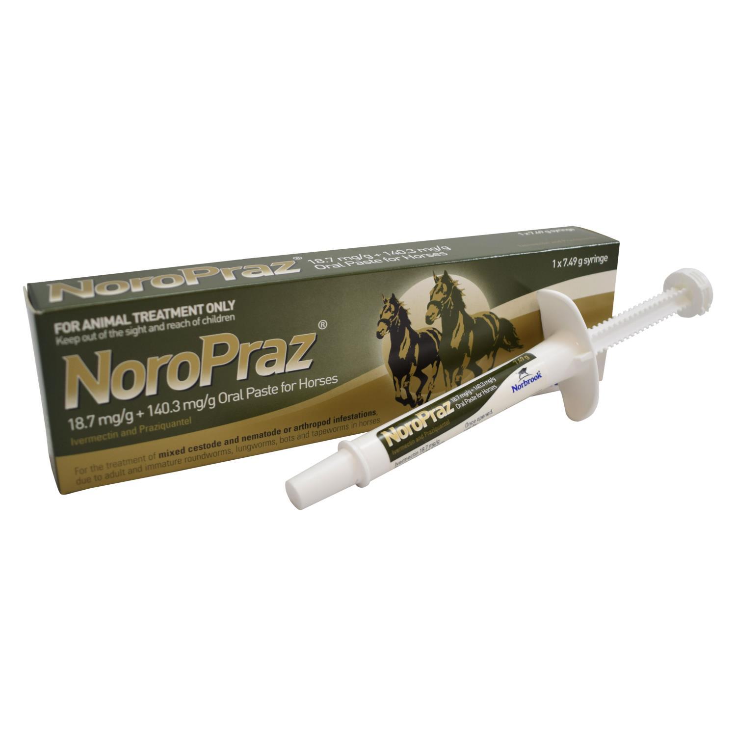 Buy Noropraz Oral Paste Horse Wormer 7.49g from Fane Valley Stores