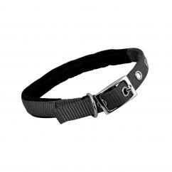 Padded Dog Collar Black 16in x 5/8 image