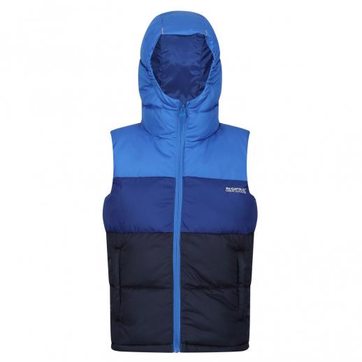  Regatta ZRKB Lofthouse Kids Hooded Bodywarmer Blue
