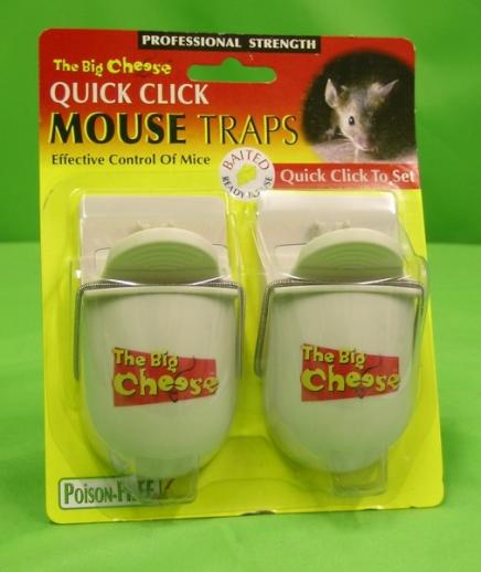  Big Cheese Plastic Baited Mouse Traps 