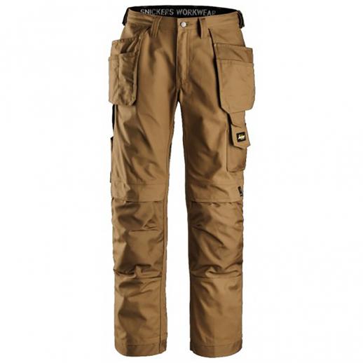  Snickers 3214 Craftsman Holster Pocket Trousers Brown 