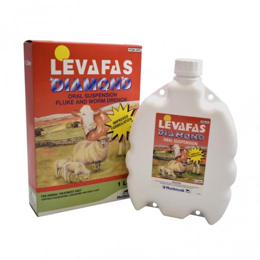  Levafas Diamond Oral Suspension Fluke and Worm Drench  