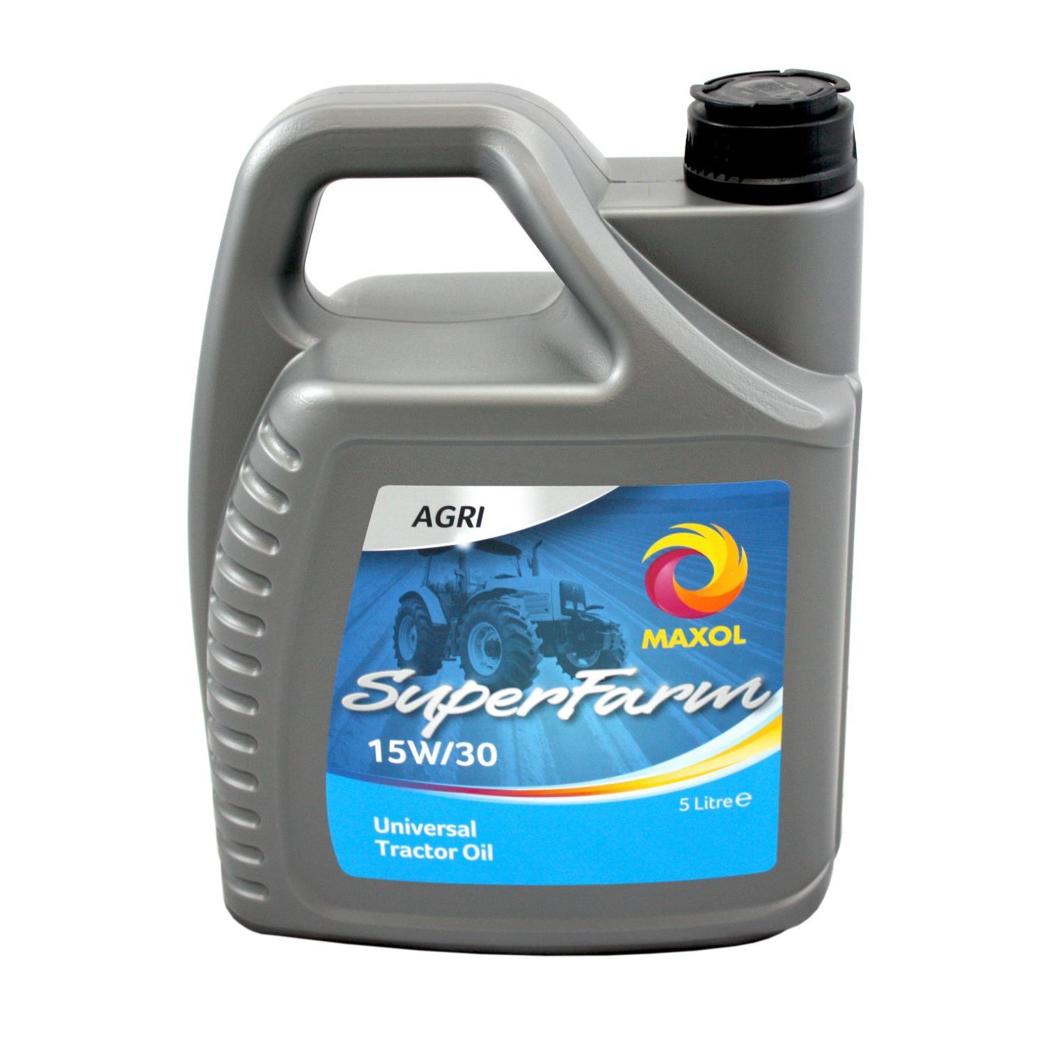Buy Maxol Agri SuperFarm Universal Tractor Oil 5L from Fane Valley