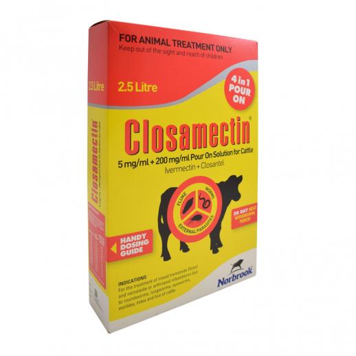  Closamectin Pour On 2.5L