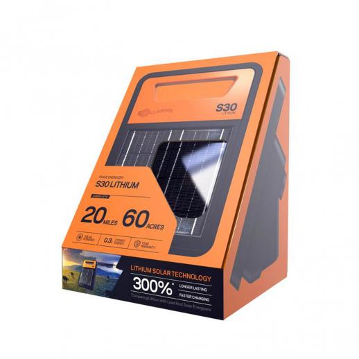  Gallagher Energizer Solar S30 Including Lithium Battery