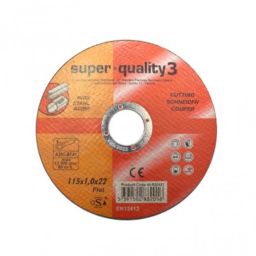  Super Quality Grade 3 - 4 1/2'' Metal Cutting Disc