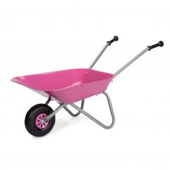 Rolly 27480 Pink Metal Wheelbarrow image