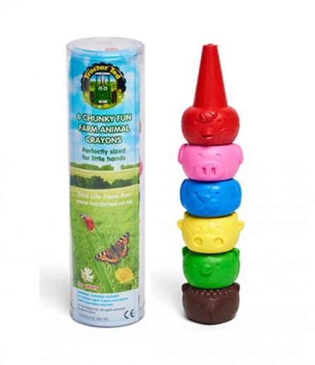  Tractor Ted Chunky Fun Farm Animal Crayons