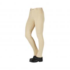 Saxon Childrens Warm Up Cotton Jodhpurs II Beige  image