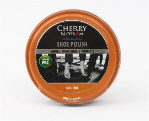 Cherry Blossom Boot & Shoe Polish Mid Tan  image