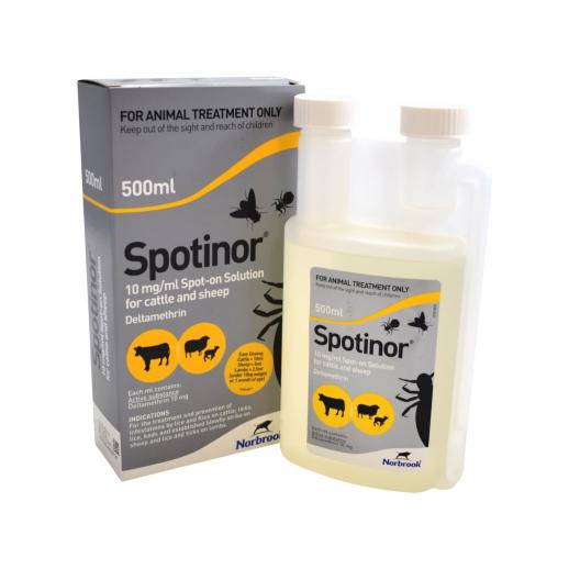  Spotinor Insecticide for Cattle, Sheep and Lambs 