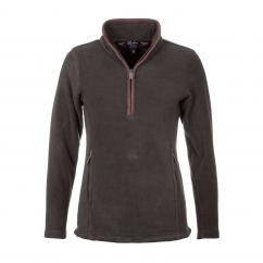 Rydale Huggate Ladies 1/4 Zip Fleece Khaki image