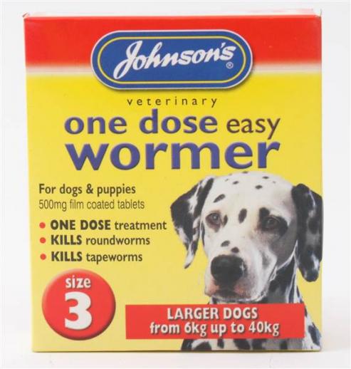  Johnsons One Dose Easy Wormer  
