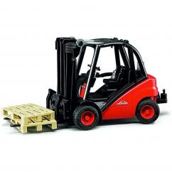 Bruder Linde Forklift with Pallets image