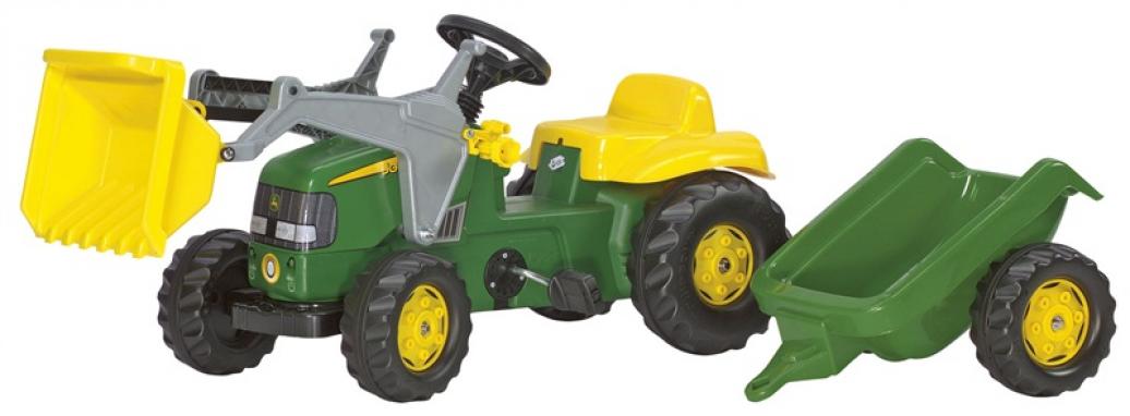  Rolly Kid John Deere Tractor and Trailer with Loader 02311
