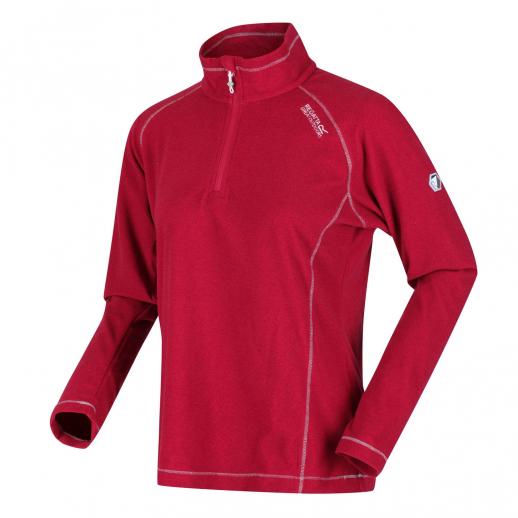  Regatta RWA240 Montes Ladies 1/4 Zip Fleece Dark Cerise