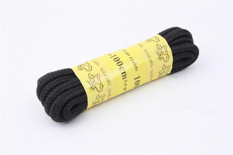  Heavy Duty Black 100cm Laces 