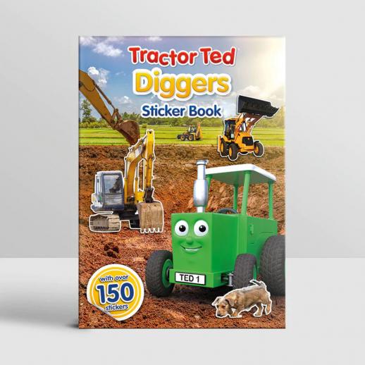  Tractor Ted Sticker Book - Diggers