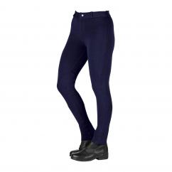 Saxon Childrens Warm Up Cotton Jodhpurs II Navy  image