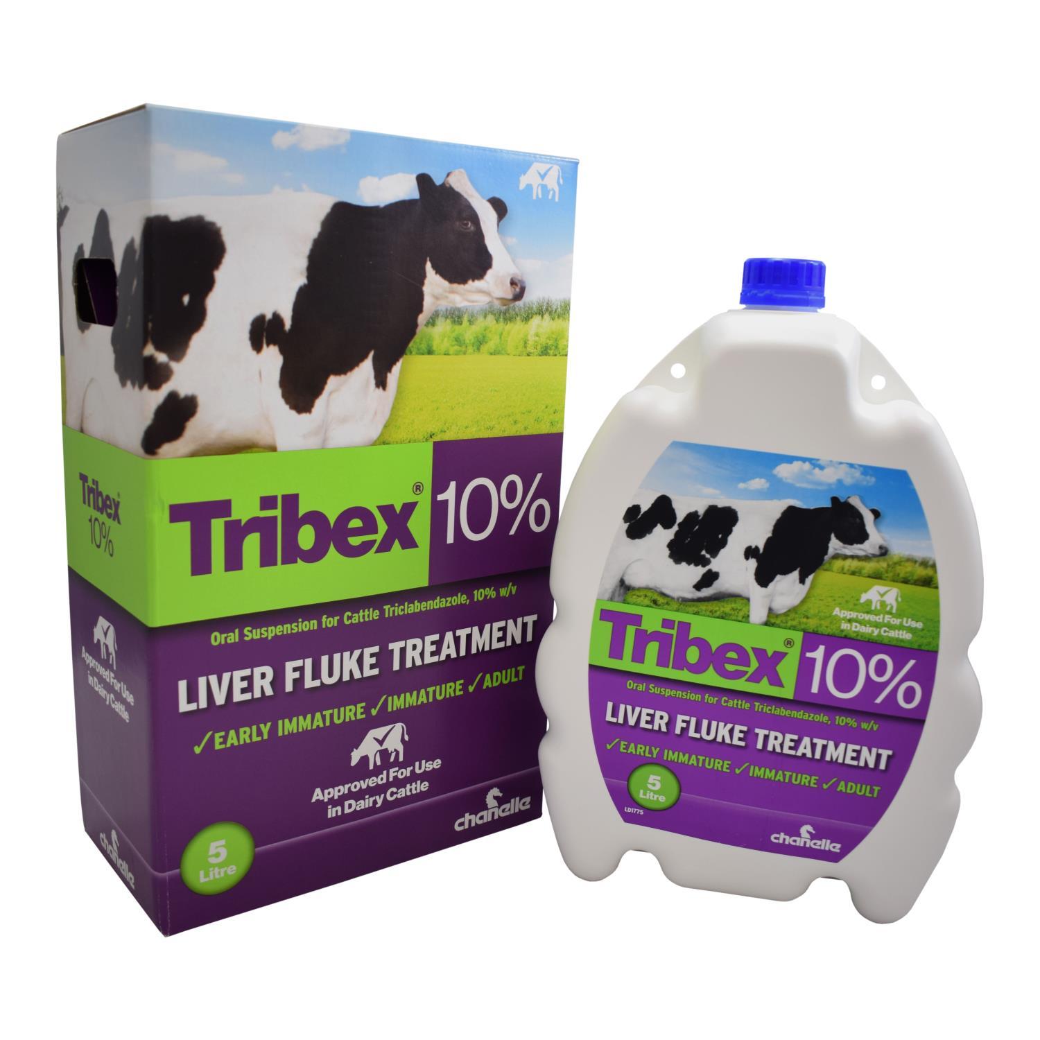 Buy Tribex Cattle 10 Drench 5L from Fane Valley Stores Agricultural
