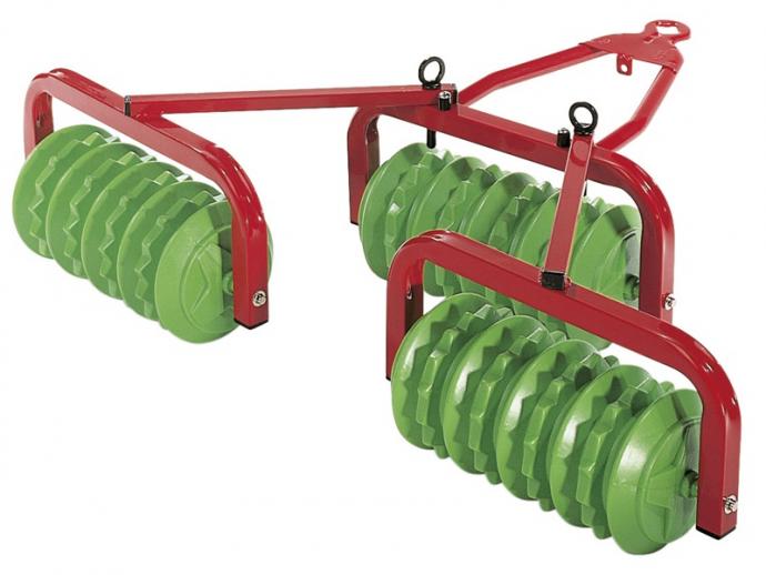  Rolly 12384 Disc Harrow Red and Green