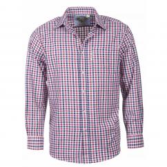 Rydale Richmond Mens Long Sleeve Check Shirt Red image