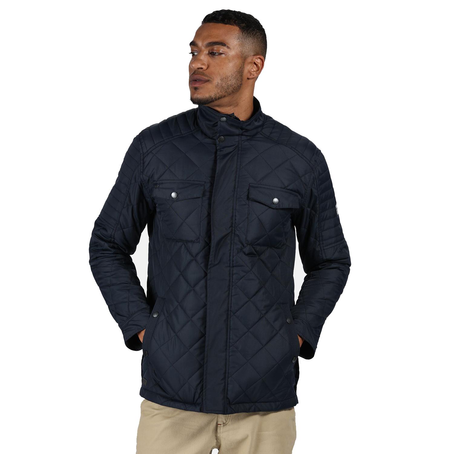 Mens smart quilted jacket best sale