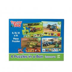 Tractor Ted 4 Puzzles in a Box image