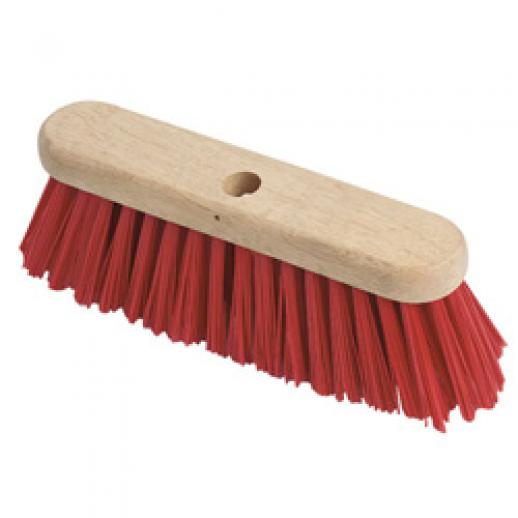  Salmon F11 Orange Flat Top PVC Broom 11 in