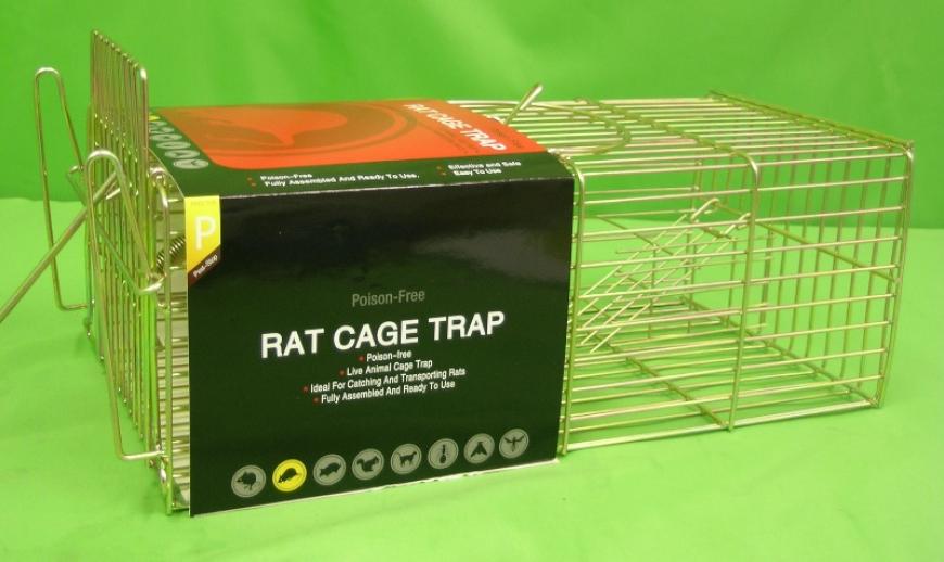 Galvanised Square Cage Rat Trap