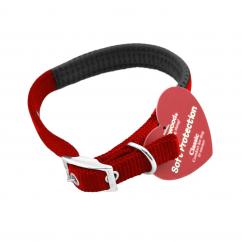Padded Dog Collar Red 14