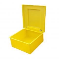 Yellow Boot Disinfectant Bath with Lid image