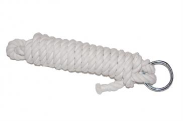 Deluxe White Cotton Show Halter With Ring  image