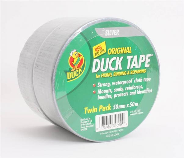  Silver Duck Duct Tape 50mm x 50m 
