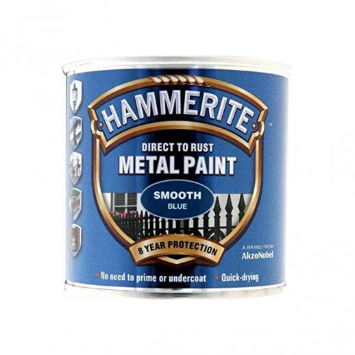  Hammerite Metal Paint Smooth Blue 
