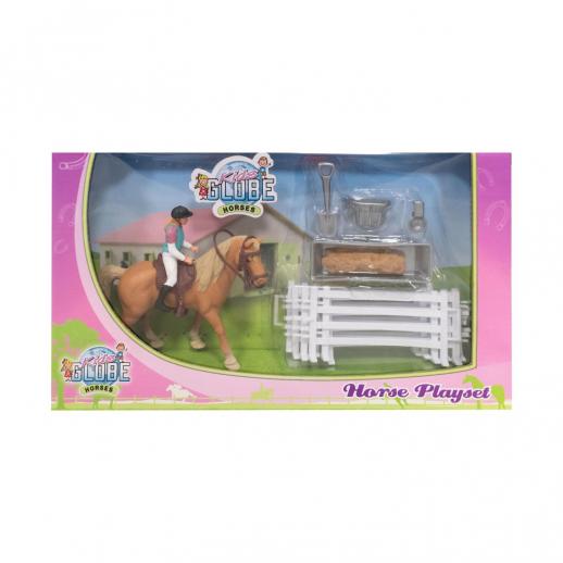  Globe V050073 Horse Set with Rider and Accessories